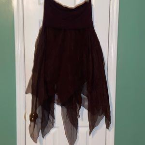 URBAN ZEN
Elastic Waist Jersey Tulle Skirt